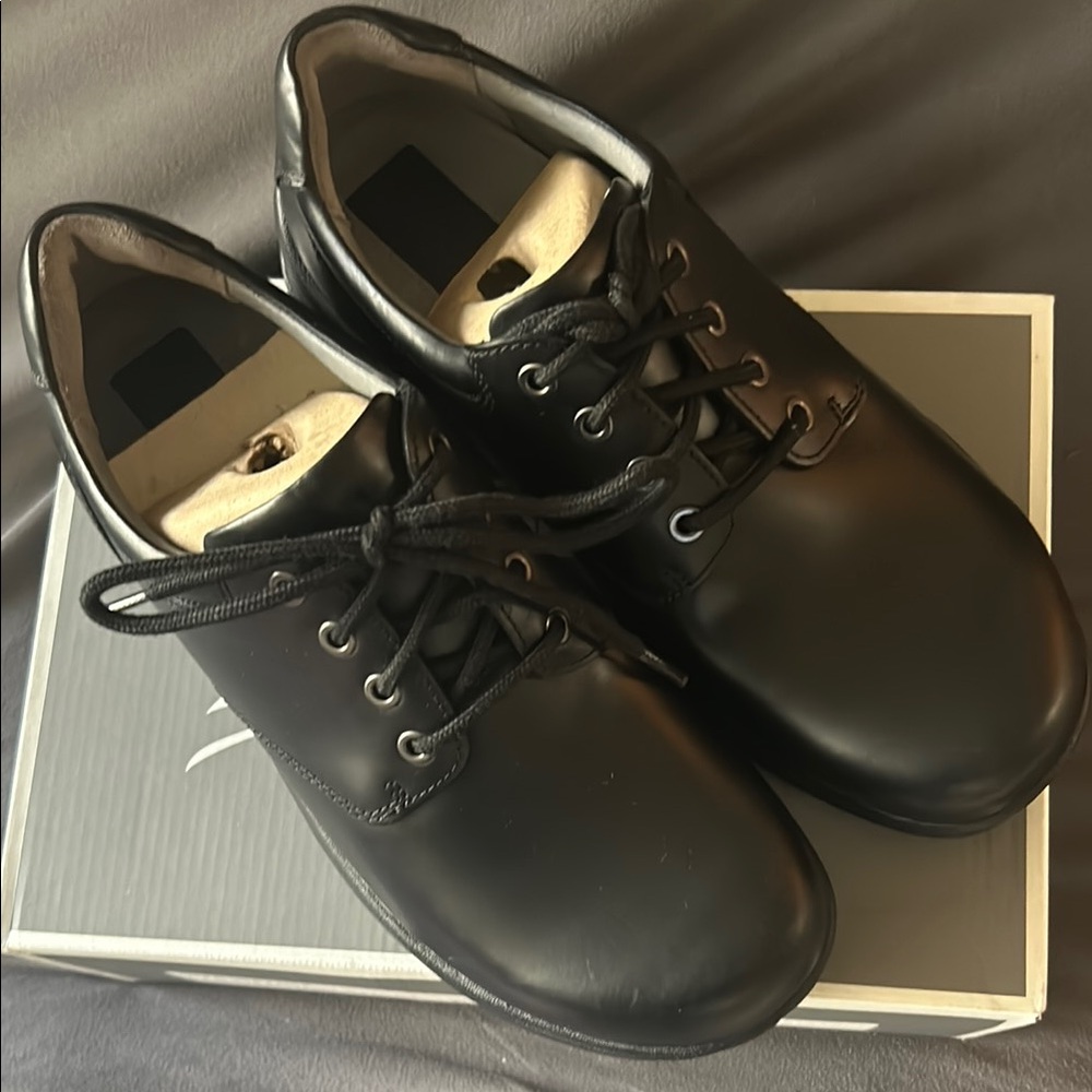Dansko Men's Black Leather Shoes